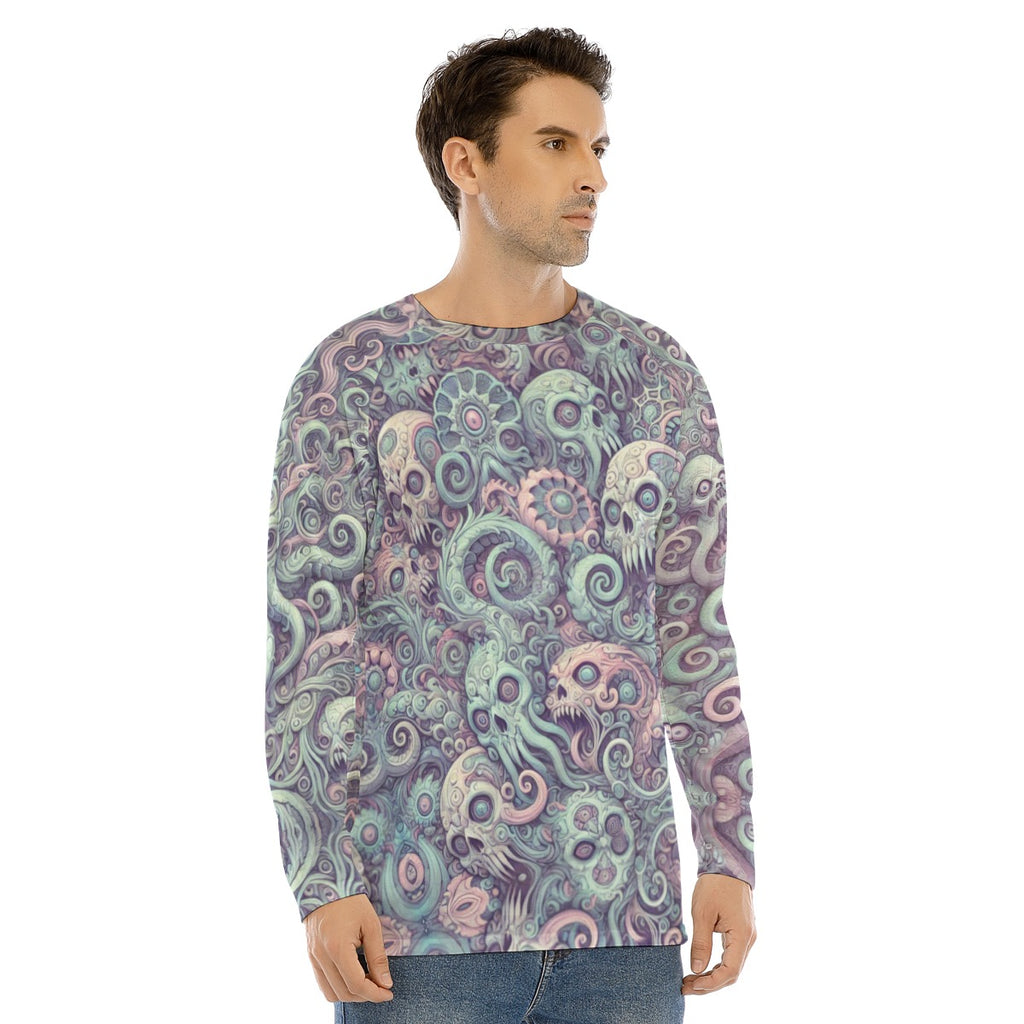 30 Lovecraftian Long Sleeve T-shirt With Raglan Sleeve