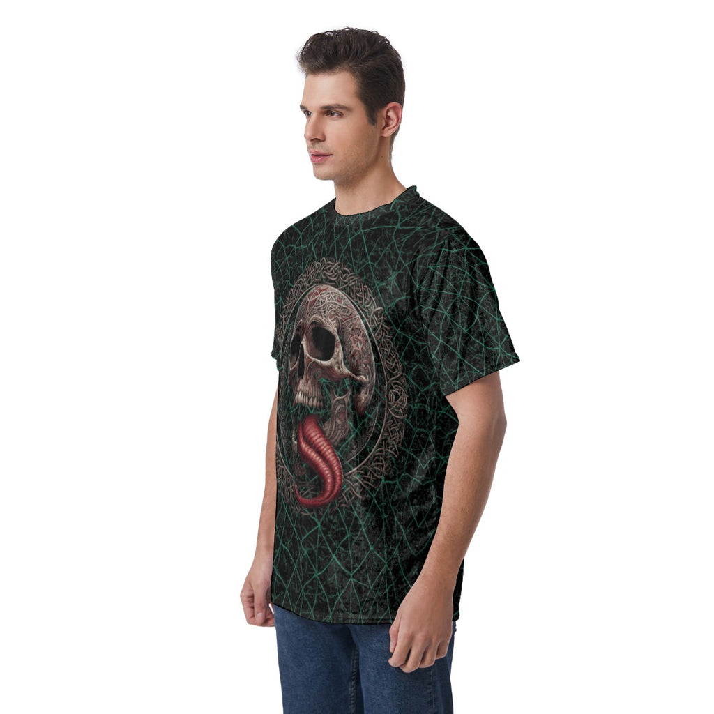 18 Broken Skull | Velvet T-shirt