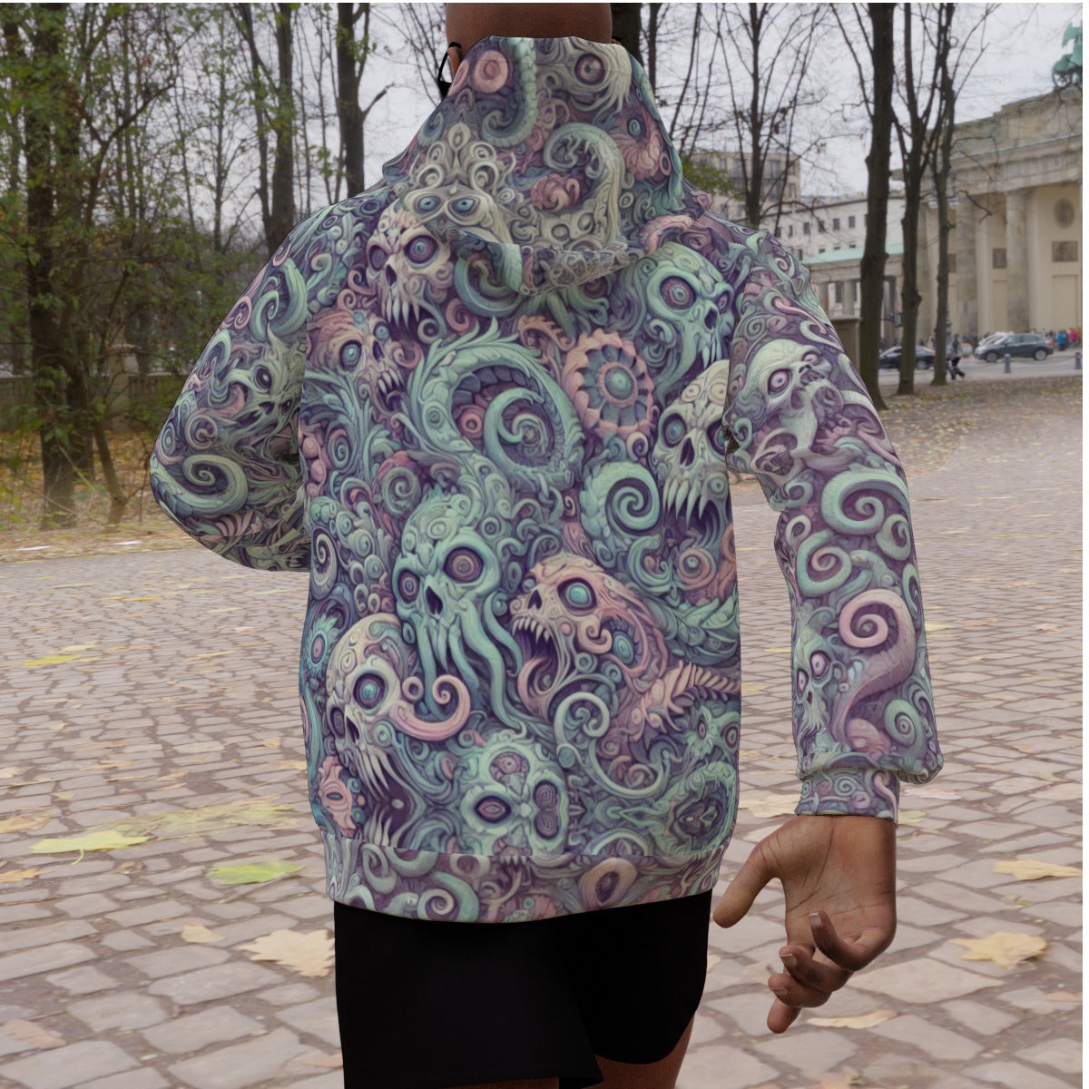 01 Lovecraftian Heavy Fleece Raglan Hoodie