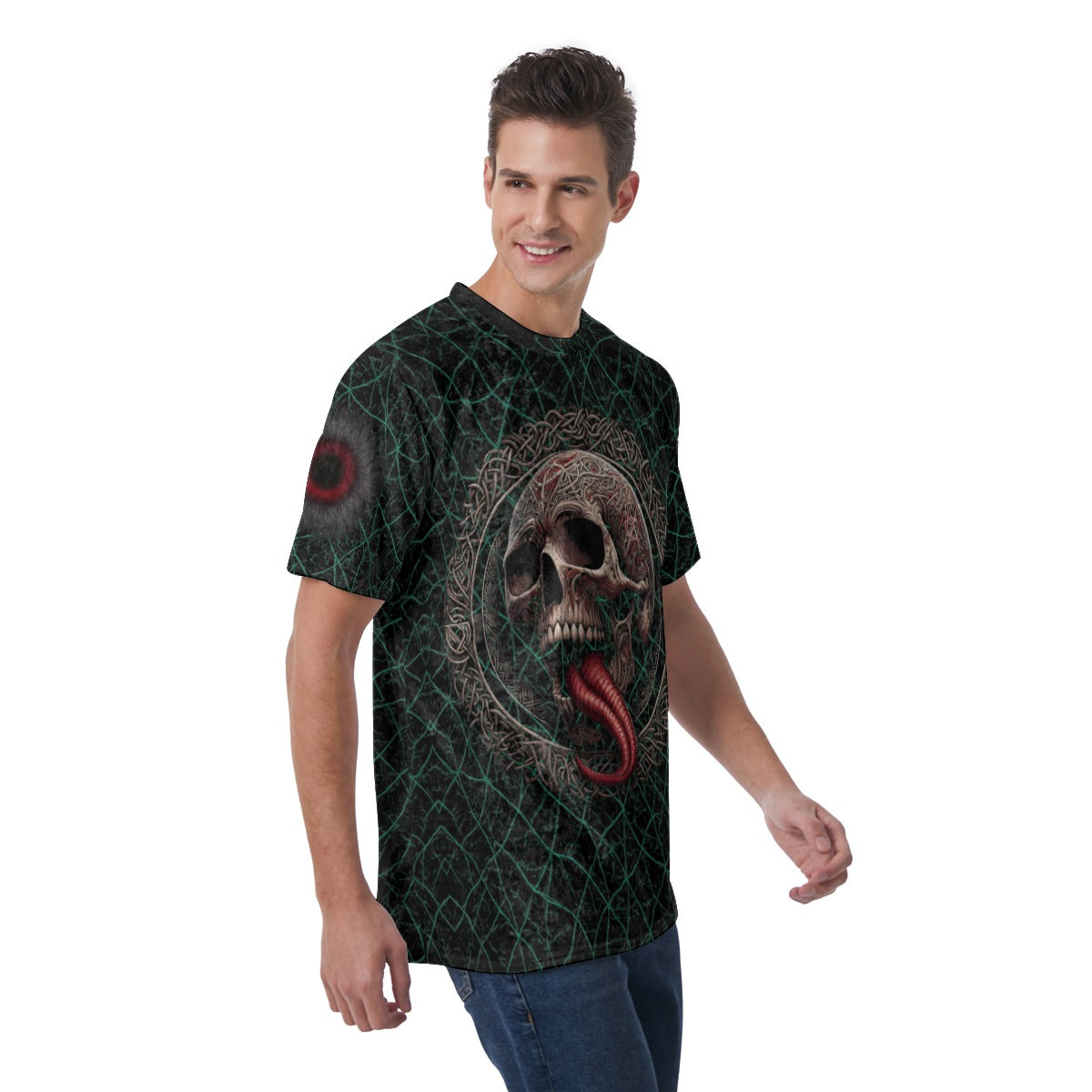 18 Broken Skull | Velvet T-shirt
