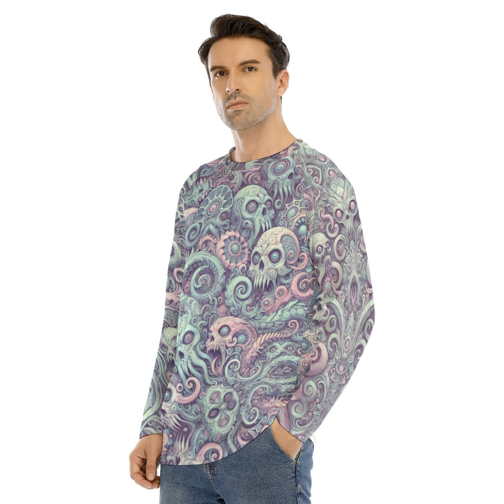 30 Lovecraftian Long Sleeve T-shirt With Raglan Sleeve