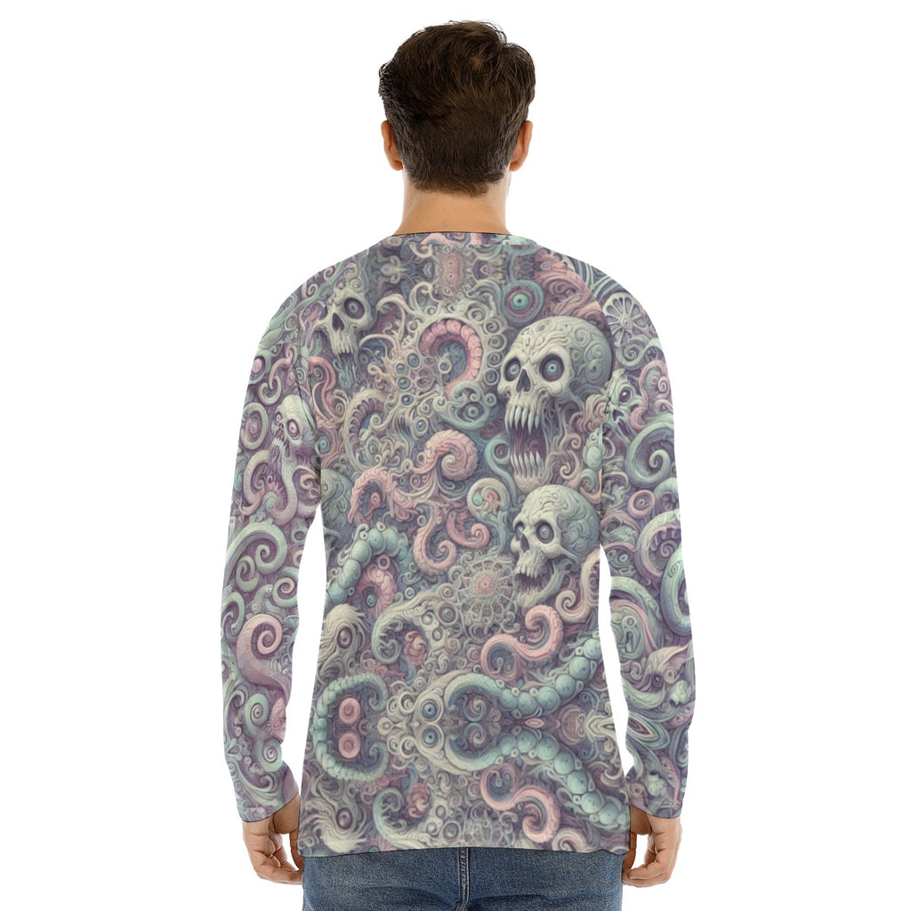 30 Lovecraftian Long Sleeve T-shirt With Raglan Sleeve