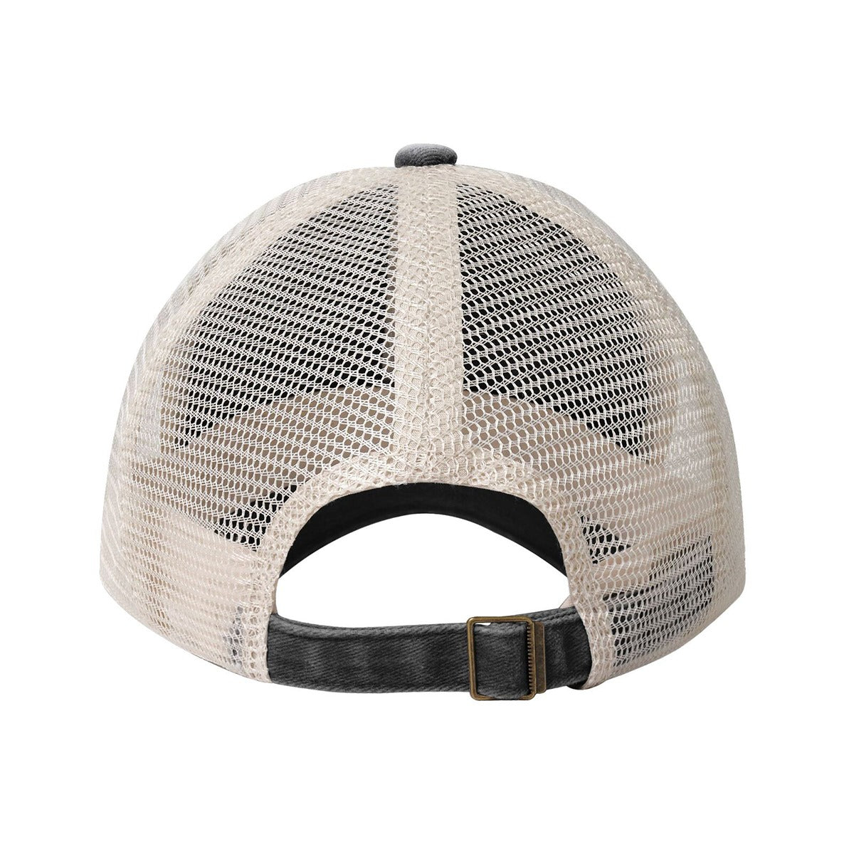 26 Smiley Face | Vintage Washed Denim Mesh Cap